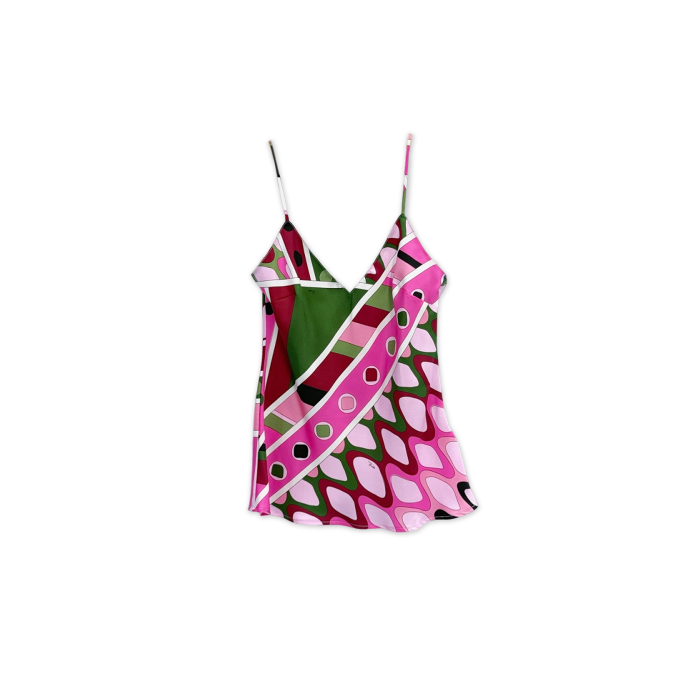 PUCCI VIVARA PRINT SILK TOP